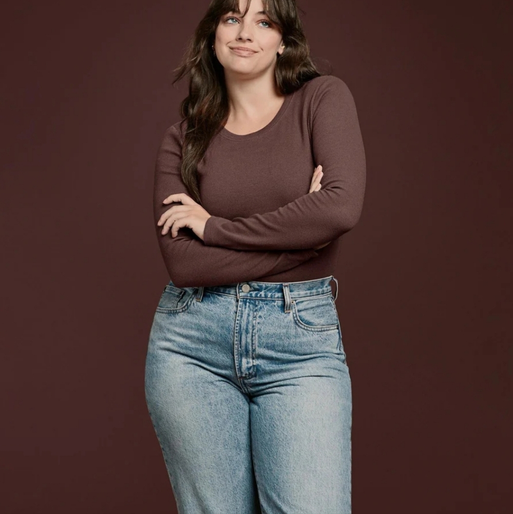Nuuds Longsleeve Ribbed Crewneck Bodysuit